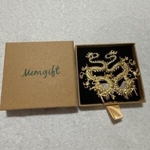 Gold Dragon Earrings